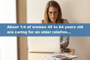 A Quarter of Women 45 to 64 Years Old are Caring for an Older Relative